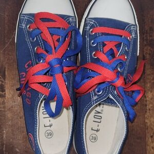 CHICAGO CUBS SneaKers By E-Love. Size 39. = 8 - 8-5